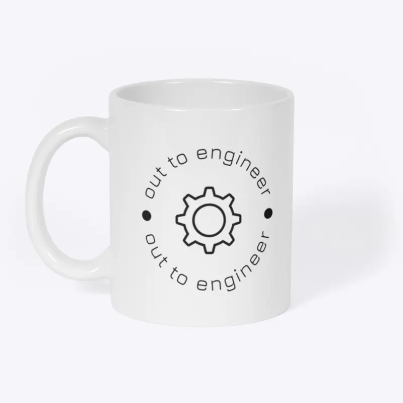 Out to Engineer Mug - White