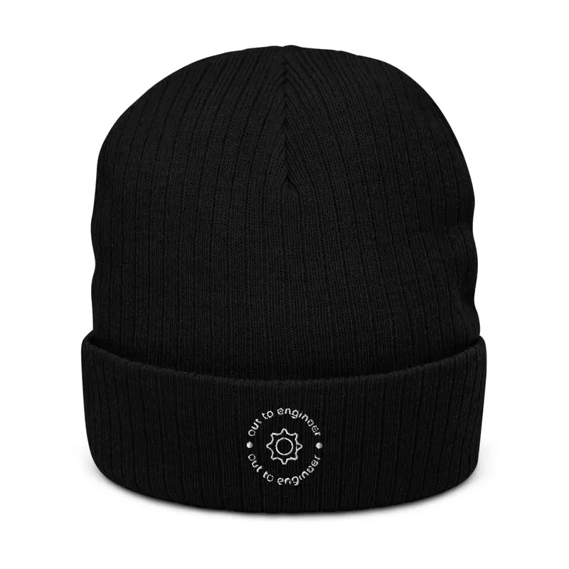 Out To Engineer Ribbed Beanie